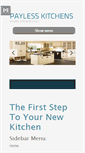Mobile Screenshot of paylesskitchens.com.au